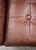 1960s Mid Century Danish Modern Lounge Chair Wingback Brown Leather High Back Armchair For Sale - Image 11 of 11