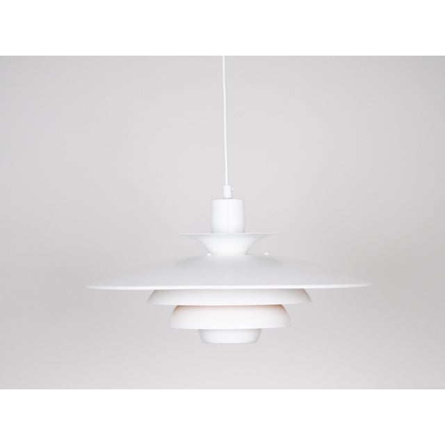 Vintage Danish Sofie Pendant Lamp by Kurt Wiborg for Jeka, 1980s For Sale - Image 10 of 10