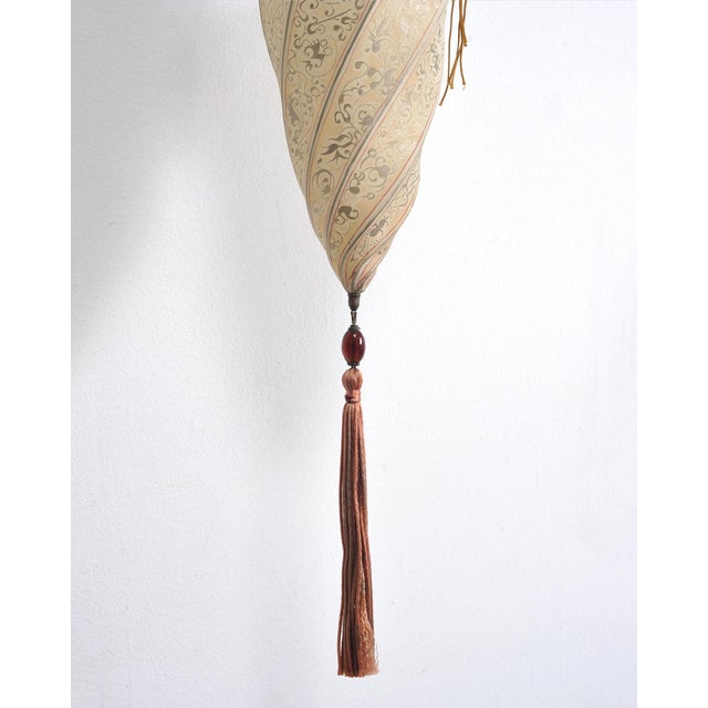 Pair of Fortuny Silk Cesendello Wall Sconces by Venetia Studium For Sale In Sacramento - Image 6 of 18