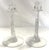 Transparent 1940's Heisey Glass Grape Cluster Candlesticks- A Pair For Sale - Image 8 of 13