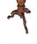 19th Century Antique Italian Walnut Maquetry Oct Tableaganal Pedestal For Sale - Image 5 of 9