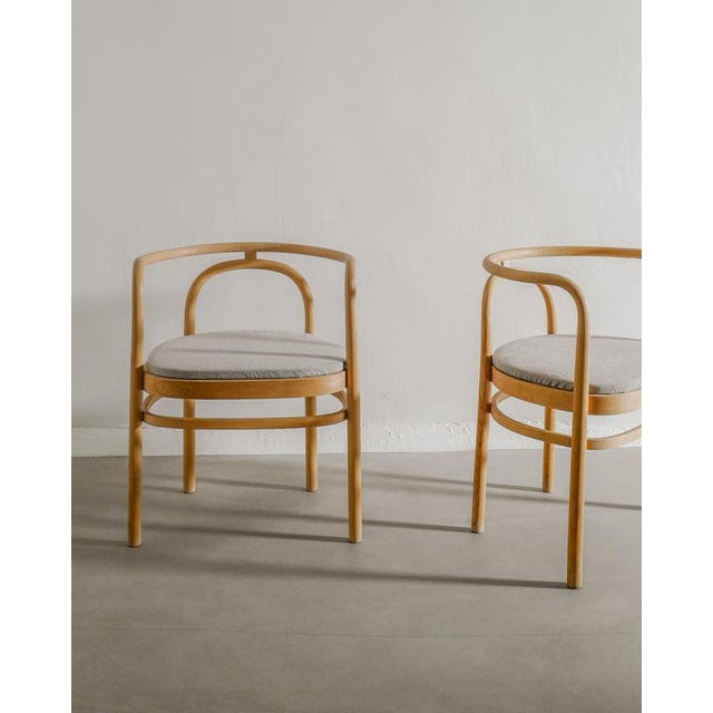 PK-15 Wooden Dining Chairs by Poul Kjærholm for PP Møbler, Denmark, 1990s, Set of 2 For Sale - Image 3 of 7