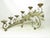 Late 19th Century Pair of Antique Italian Wrought Iron Candelabras For Sale - Image 5 of 18
