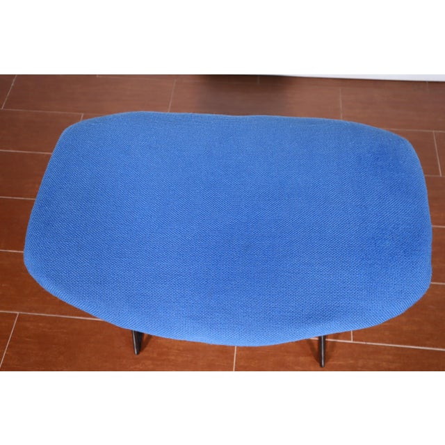 Mid Century Knoll Bird Ottoman Designed by Harry Bertoia Boucle Fabric Knoll Space Age Modern Retro 60's 50's Wire Frame For Sale - Image 6 of 10