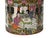 Ceramic Vintage Chinese Enamel Figural Ground Canton Porcelain Round Container Jar For Sale - Image 7 of 11