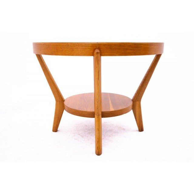 20th Century Walnut Table, Czech Republic, 1950s For Sale - Image 9 of 11