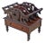19th Century Mahogany Canterbury Magazine Rack For Sale
