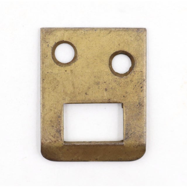 Vintage 18 In. Polished Brass Surface Mount Door Bolt For Sale - Image 9 of 9