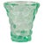 Art Deco Vase in Green Art Glass by Pierre Gire, 1940s For Sale - Image 9 of 9