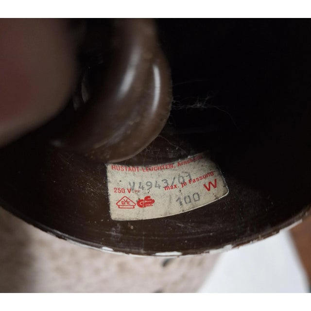 Wood Vintage German Ceiling Lamp from Hustadt-Leuchten, 1990s For Sale - Image 7 of 8