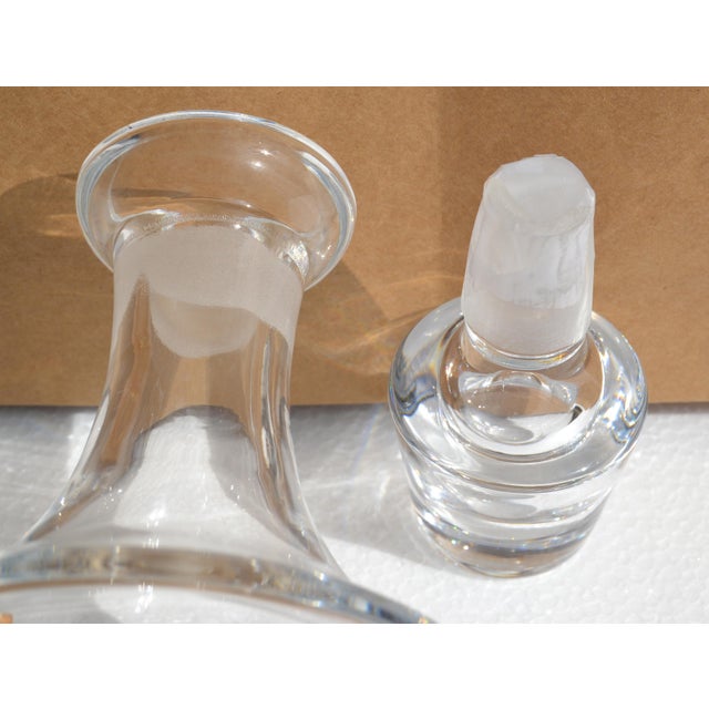1950s Waterford Crystal Whiskey Spirit Liquor Decanter Handmade Cut Glass Pattern For Sale - Image 13 of 14