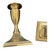 Pair of midcentury vintage candle holders/candlesticks made from polished brass. Made to reflect Georgian style with a...