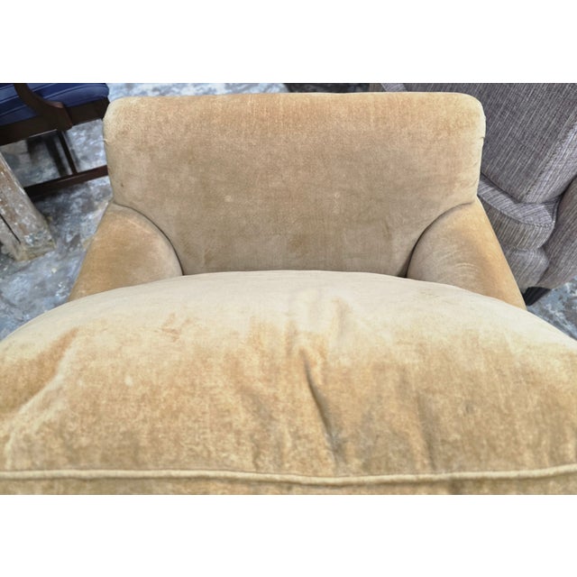 Vintage Baker Furniture Lounge Chair With Skirted Fringe Detailing For Sale - Image 10 of 13