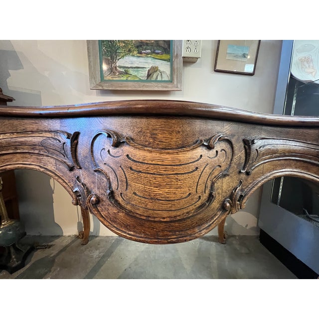 Late 19th Century French-Style Hand-Carved Console For Sale In Los Angeles - Image 6 of 10