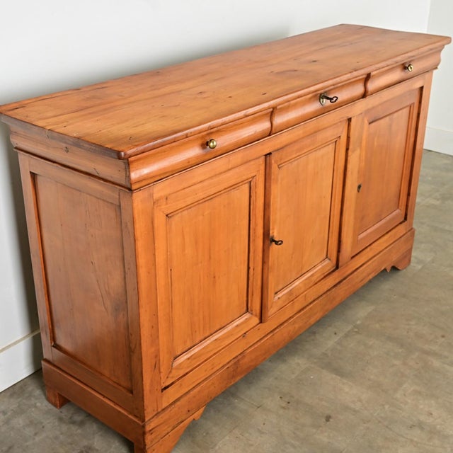 19th Century French 19th Century Louis Philippe Fruitwood Enfilade For Sale - Image 5 of 12
