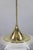 1970s Mid-Century Italian Brass and Plastic Pendant Lamp, 1970s For Sale - Image 5 of 11