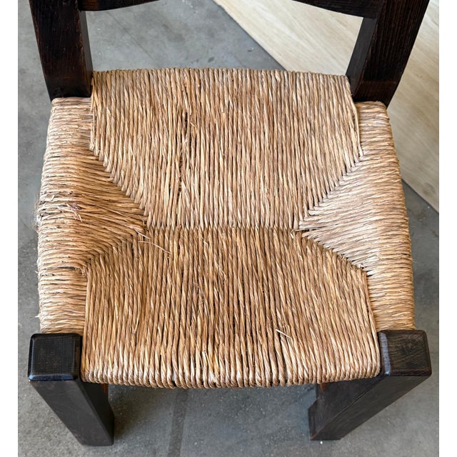 19th Set of Six Spanish Solid Walnut Chairs with Cane For Sale - Image 6 of 18