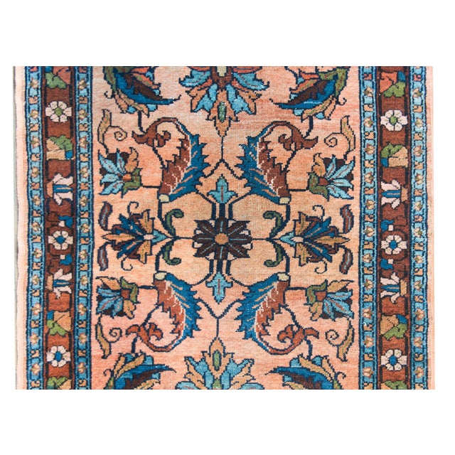1930s Early 20th Century Persian Lilihan Rug For Sale - Image 5 of 13