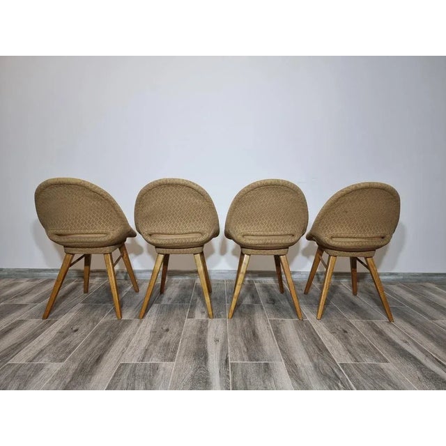 Armchairs by Miroslav Navratil, Set of 4 For Sale - Image 6 of 17