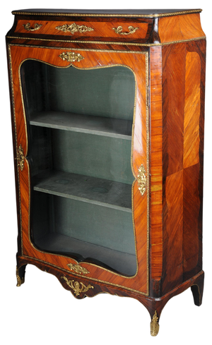 French Louis XV Display Case, 1860