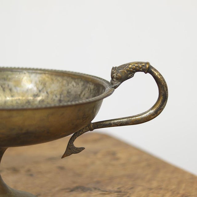 19th Century Italian Silver-Plated and Weathered Serving Dish / Bowl For Sale - Image 5 of 9