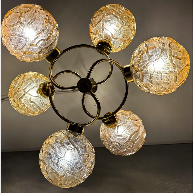 Vintage Sputnik Pendant Light, 1970s For Sale - Image 9 of 15
