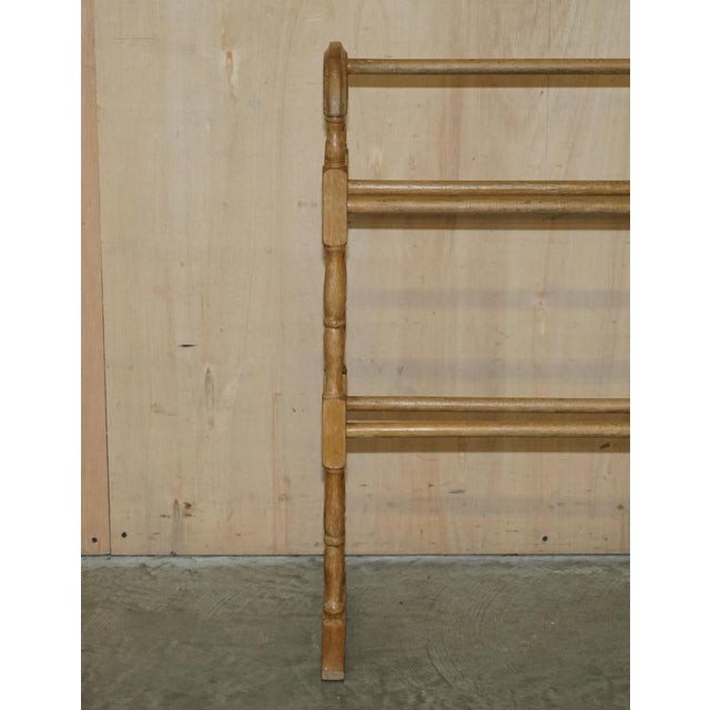 Victorian Pine Towel Rail, 1900s For Sale - Image 3 of 17