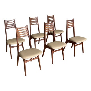 Vintage Danish Teak Dining Chairs from Boltinge Stolefabrik, 1960s, Set of 6 For Sale