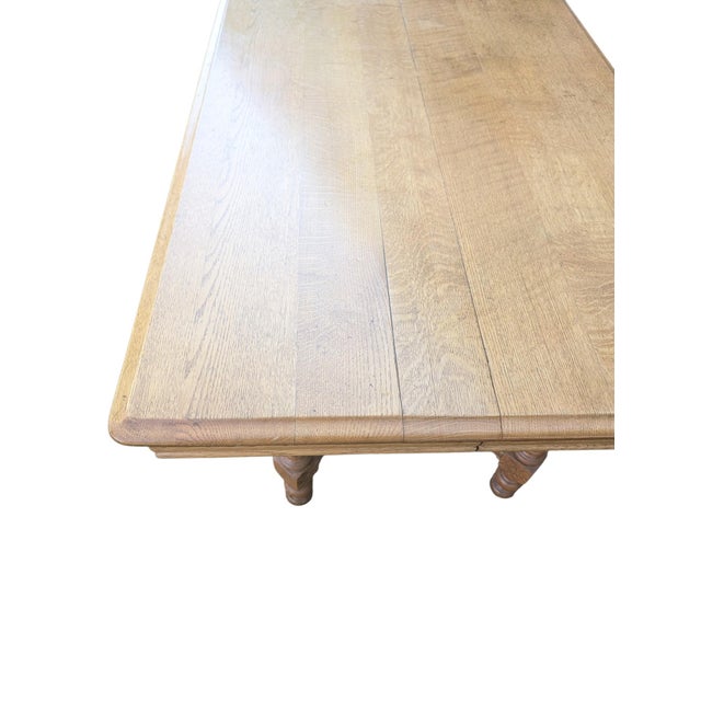 Early 20th Century Jacobean Revival Quarter-Sawn Tiger Oak 6-Leg Extension Dining Table For Sale - Image 18 of 18