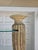 Beige Late 20th Century Neoclassical Revival Faux Stone 4-Tier Column Shelves For Sale - Image 8 of 11