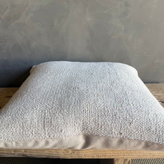 Not Yet Made - Made To Order Vintage Rug Pillow Cover With Original Seams For Sale - Image 5 of 7