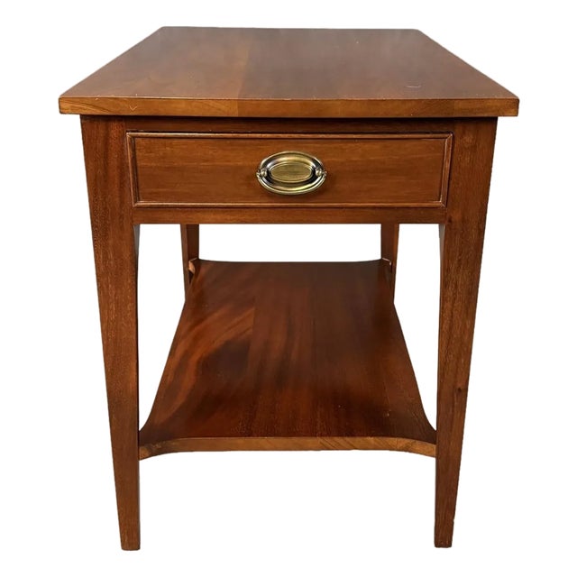 Vintage Craftique 1 Drawer End Table For Sale
