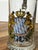 Late 20th Century Mid Century Modern German Deckel Rein-Zinn Pewter Lid Lion Crest Crystal Stein Lid For Sale - Image 9 of 12