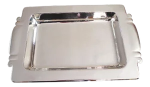 1940s Dirk Van Erp: American Silverplate Arts and Crafts Serving Dish