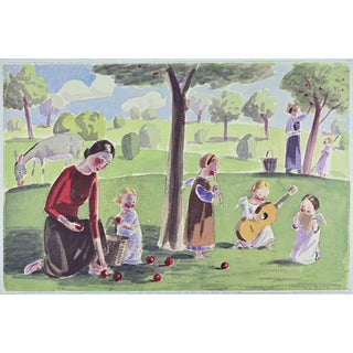 Jan Knap, In the Countryside, Lithograph, 1999 For Sale