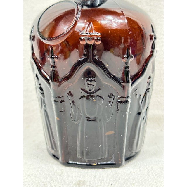 Antique Amber Figural Monk Bottle For Sale - Image 11 of 12