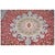 Vintage Kashmiri Tabriz Silk 9x12 Red, Ivory & Light Blue Handmade Area Rug #1144057 For Sale - Image 12 of 15