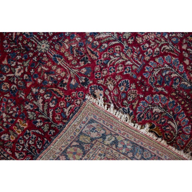 Old New House Vintage Sarouk Rug - 3'4" X 4'11" For Sale - Image 4 of 8