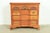 Harden Furniture Georgian Solid Cherry Wood Three-Drawer Block Front Dresser or Chest of Drawers For Sale - Image 15 of 15
