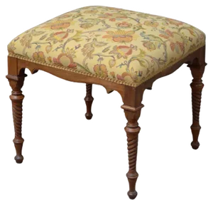 Victorian Walnut Stool