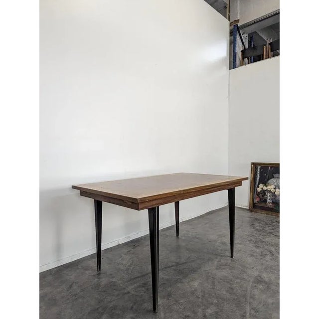 Varnished Rosewood Table, 1950s, in Very Good conditions.