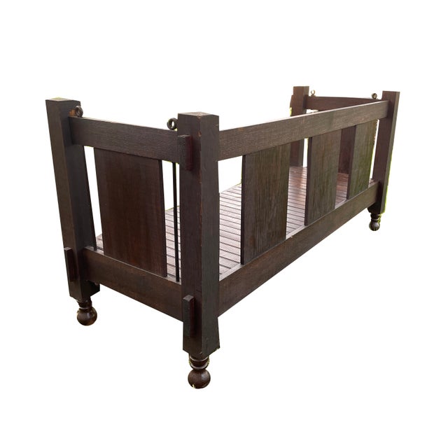 1900s MissionStyle Daybed With Slatted Seat Chairish