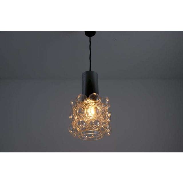 Gold Bubble Glass Pendant Lamp by Helena Tynell for Glashütte Limburg, 1960s For Sale - Image 8 of 12