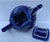 1950s Vintage Hall Cobalt and Silver Teapot - Model 0543p 6 Cup For Sale - Image 5 of 16