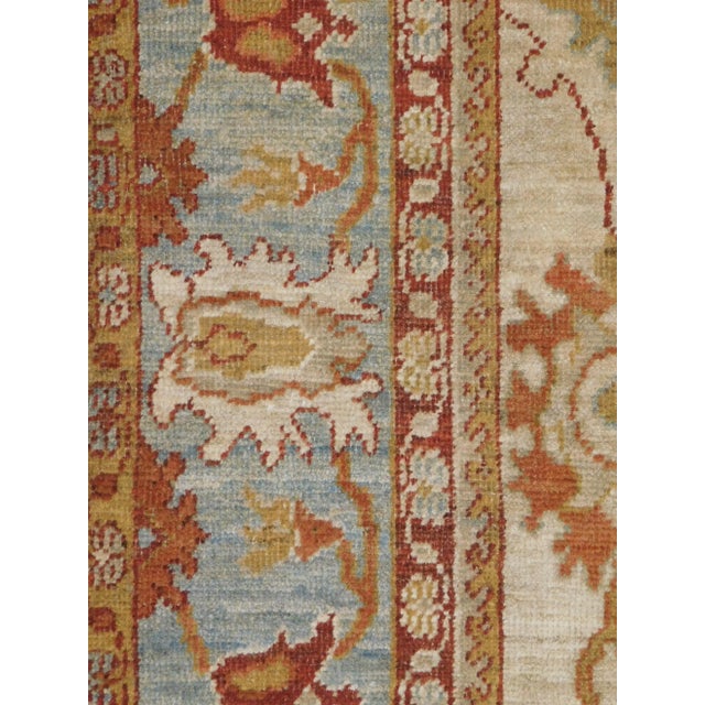 Vintage Handmade Persian Sultanabad Style Mahal Rug. 5'x 7'9" For Sale - Image 9 of 13