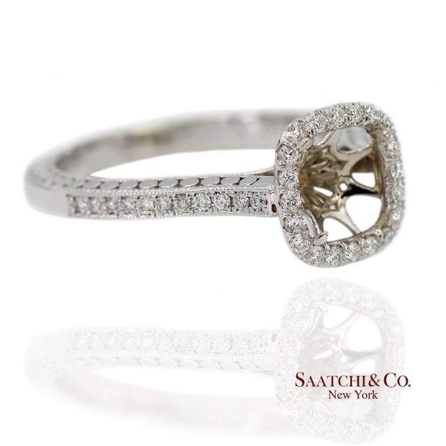 14K White Gold Natural Diamond Ring Metal Type: 14K White Gold Total Item Weight: 4.1 Grams Ring Size: 7 (Resizable)...