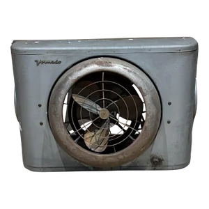 1950s Vintage Vornado Gray Electric Window Wall Fan