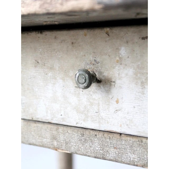 Antique Table With Drawer For Sale - Image 9 of 13