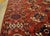 Red 1870s Red Tribal Geometric Antique Russian Tekke Turkmen Carpet 7' X 10'6" Knotted Wool Rug For Sale - Image 8 of 12