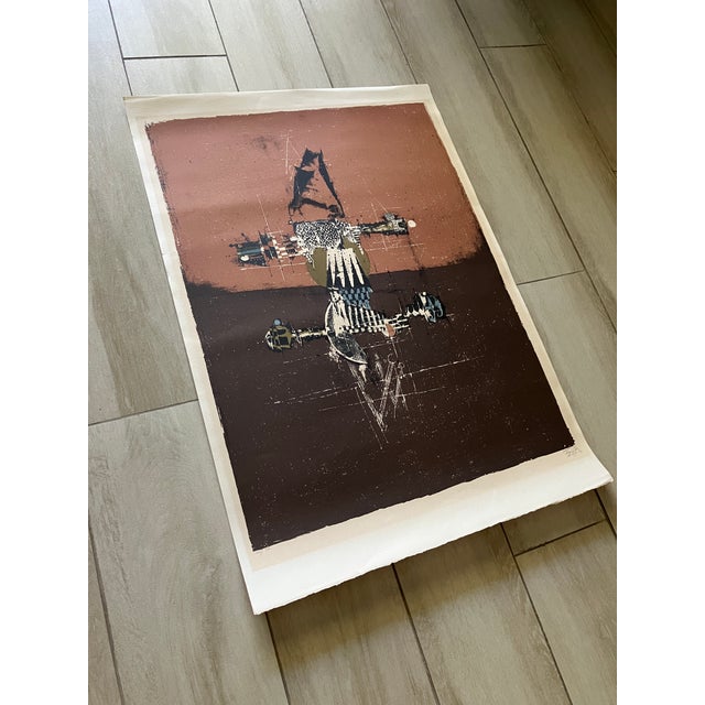 Mid 20th Century Original Johnny Friedlaender Aquatint Etching - Signed, Numbered 162/350 - Unframed Another fabulously...